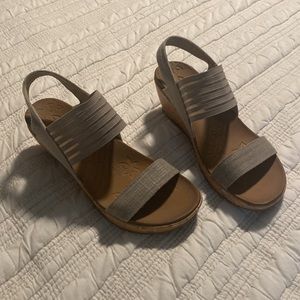 Skechers Beverlee Wedge Sandals 8